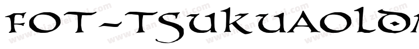 FOT-TsukuAOldMin Pr字体转换